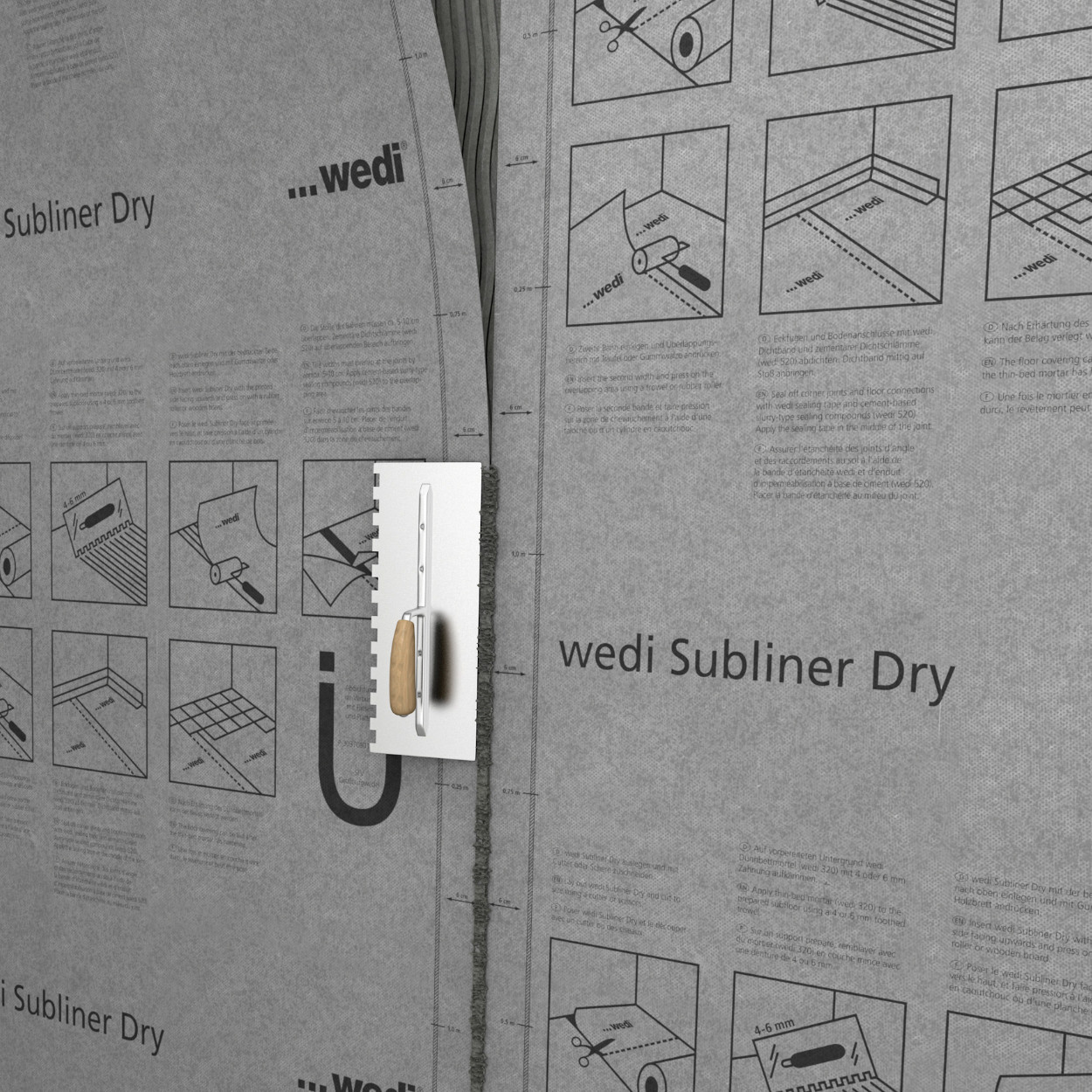 Wedi Subliner Dry Afdichtingsbaan 30mtr